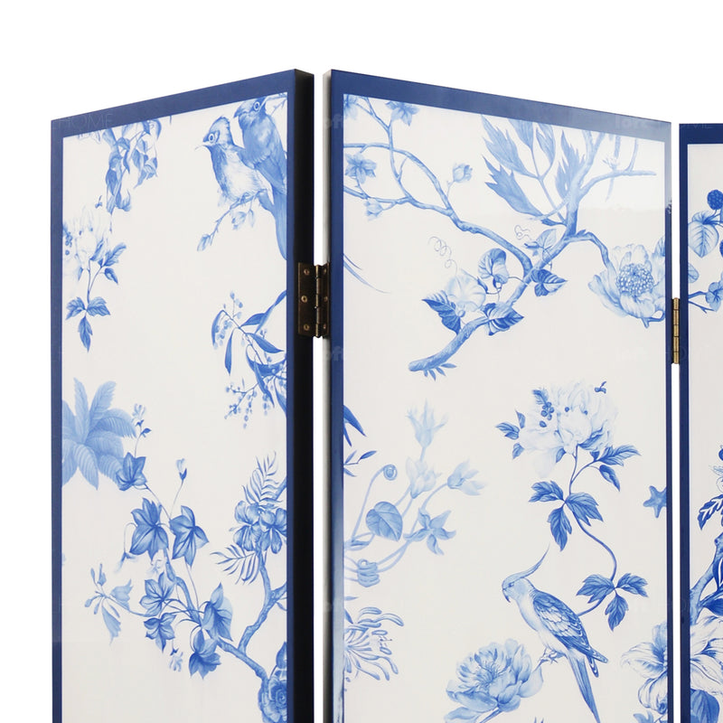 Eclectic Wood Divider DELFT BLUE Material Details Chart