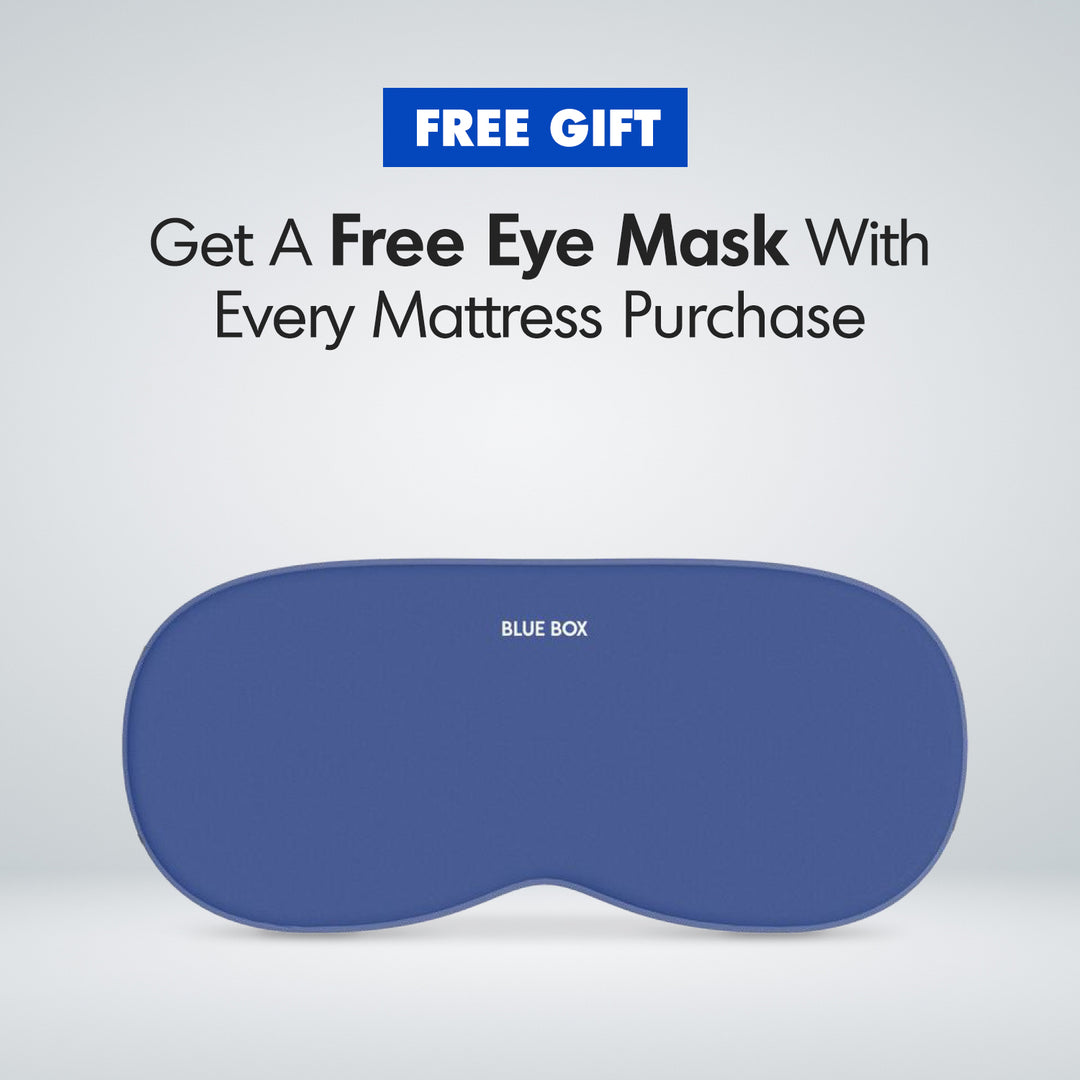 Free eye mask with every mattress purchase primary product view.