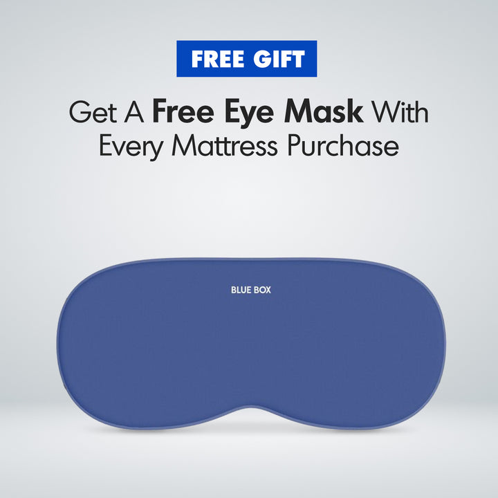 Free eye mask with every mattress purchase primary product view.