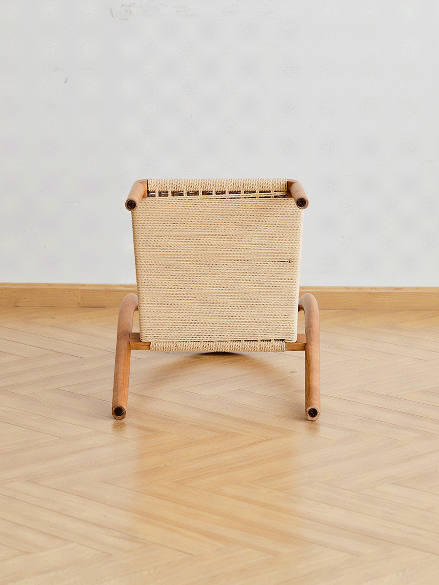 Scandinavian cherry wood woven rope dining chair sona color swatches.