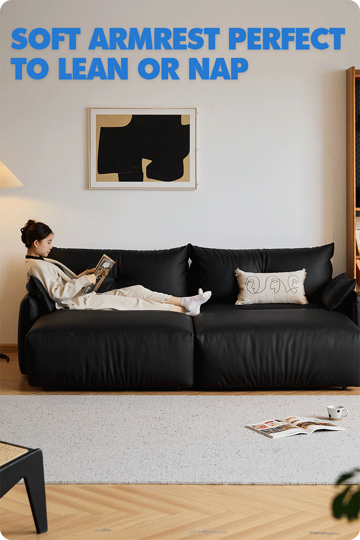 Modern genuine leather electric recliner 2 seater sofa detail 8.