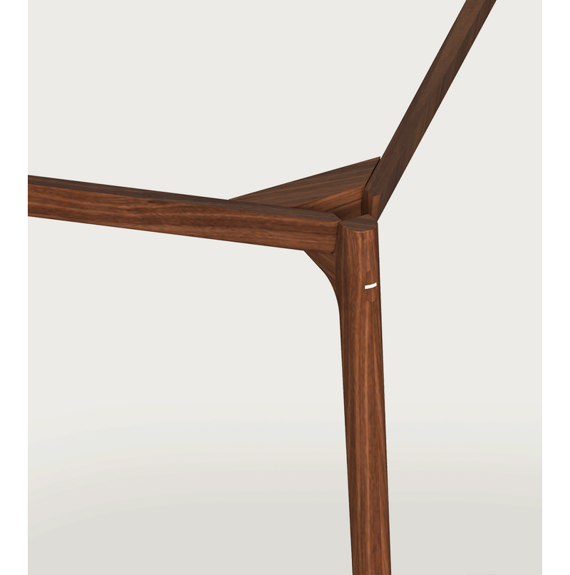 Japandi Walnut Wood Dining Table CHRONO Good to Know - 4