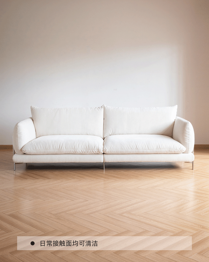 Minimalist Cotton Fabric 4 Seater Sofa COMO