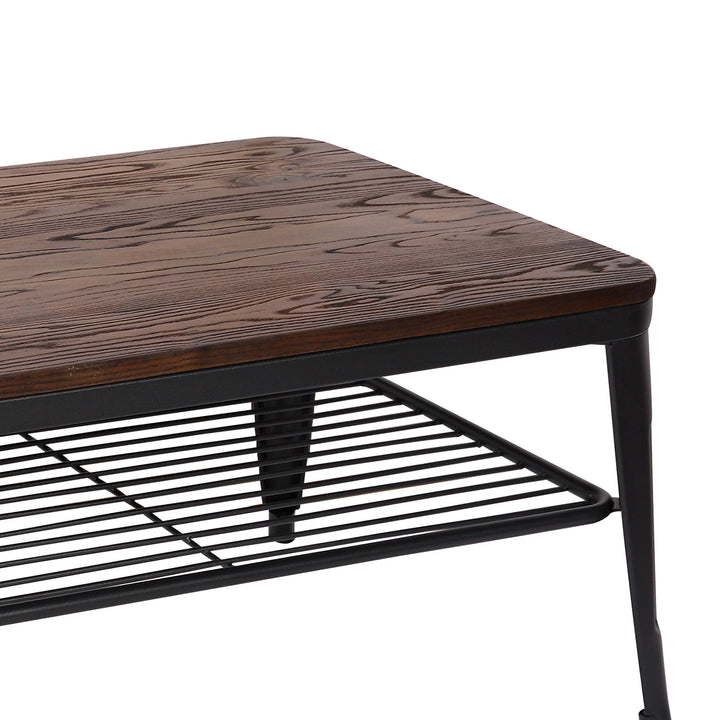 Industrial elm wood coffee table classic environmental situation.