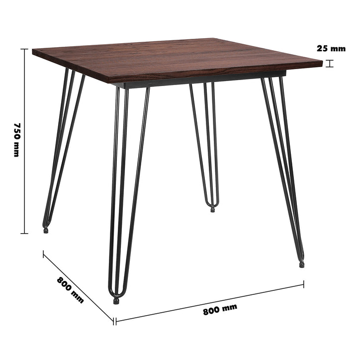 Industrial elm wood dining table angela size charts.