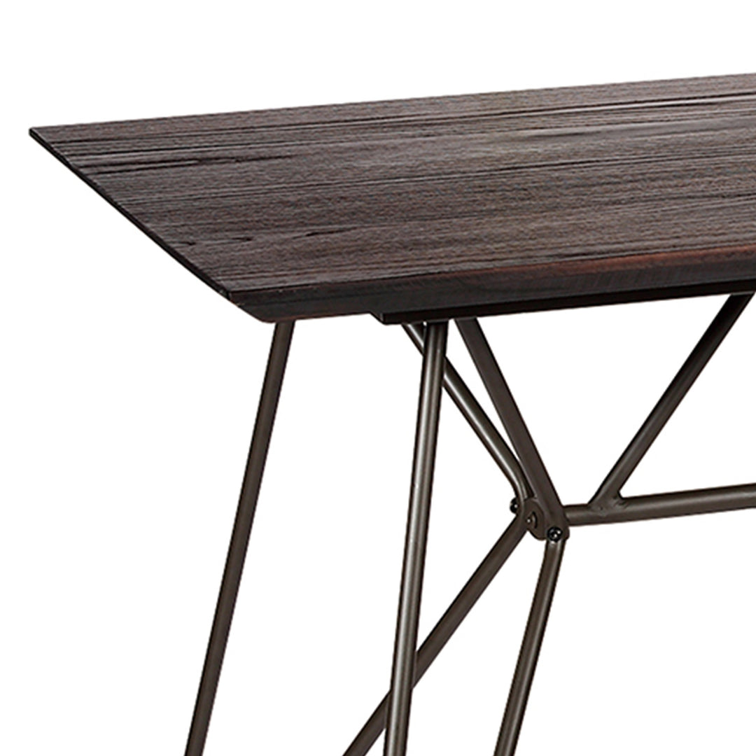 Industrial Elm Wood Dining Table SLOP SPIDER