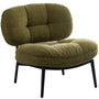 Industrial Linen Fabric 1 Seater Sofa LUKA LUKA