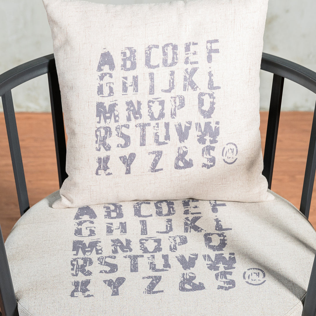 Industrial mixed weave fabric 1 seater sofa letter environmental situation.