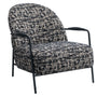 Industrial Mixed Weave Fabric 1 Seater Sofa TRIXY