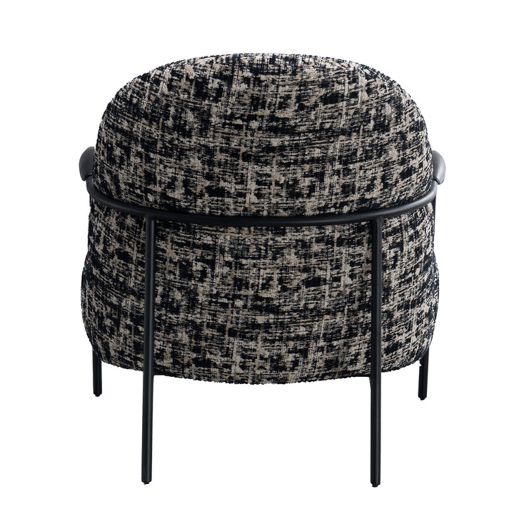 Industrial mixed weave fabric 1 seater sofa trixy in real life style.
