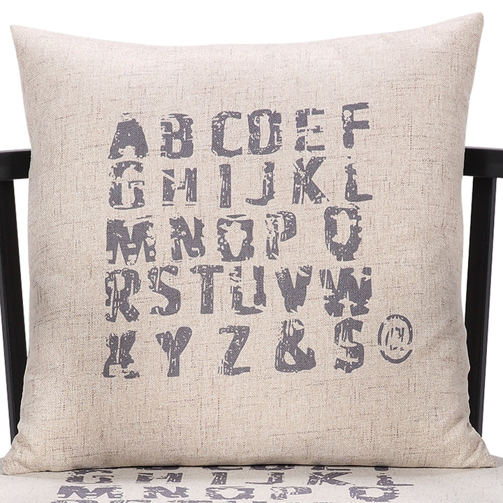 Industrial mixed weave fabric 2 seater sofa letter in still life.