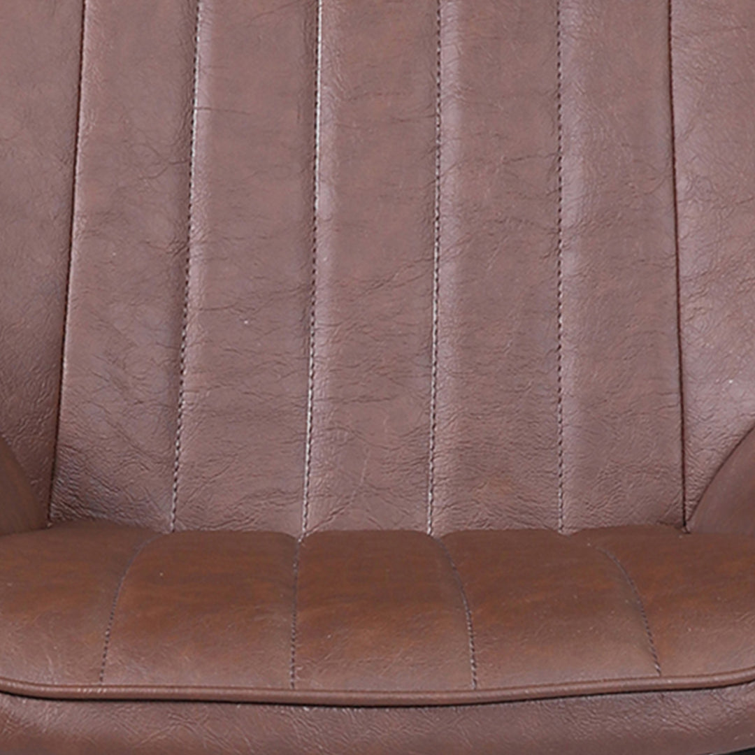 Industrial pu leather dining chair siena color swatches.