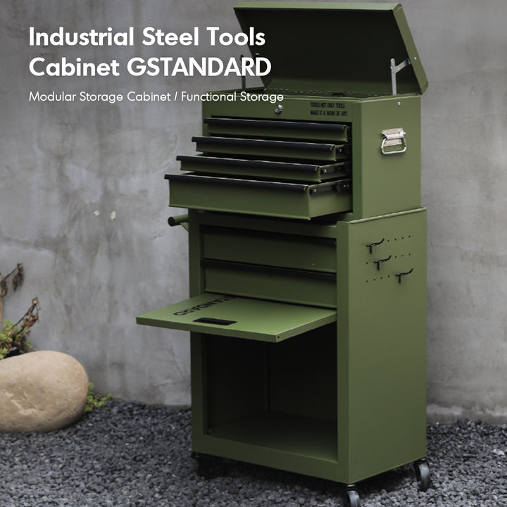 Industrial steel tools cabinet gstandard in real life style.