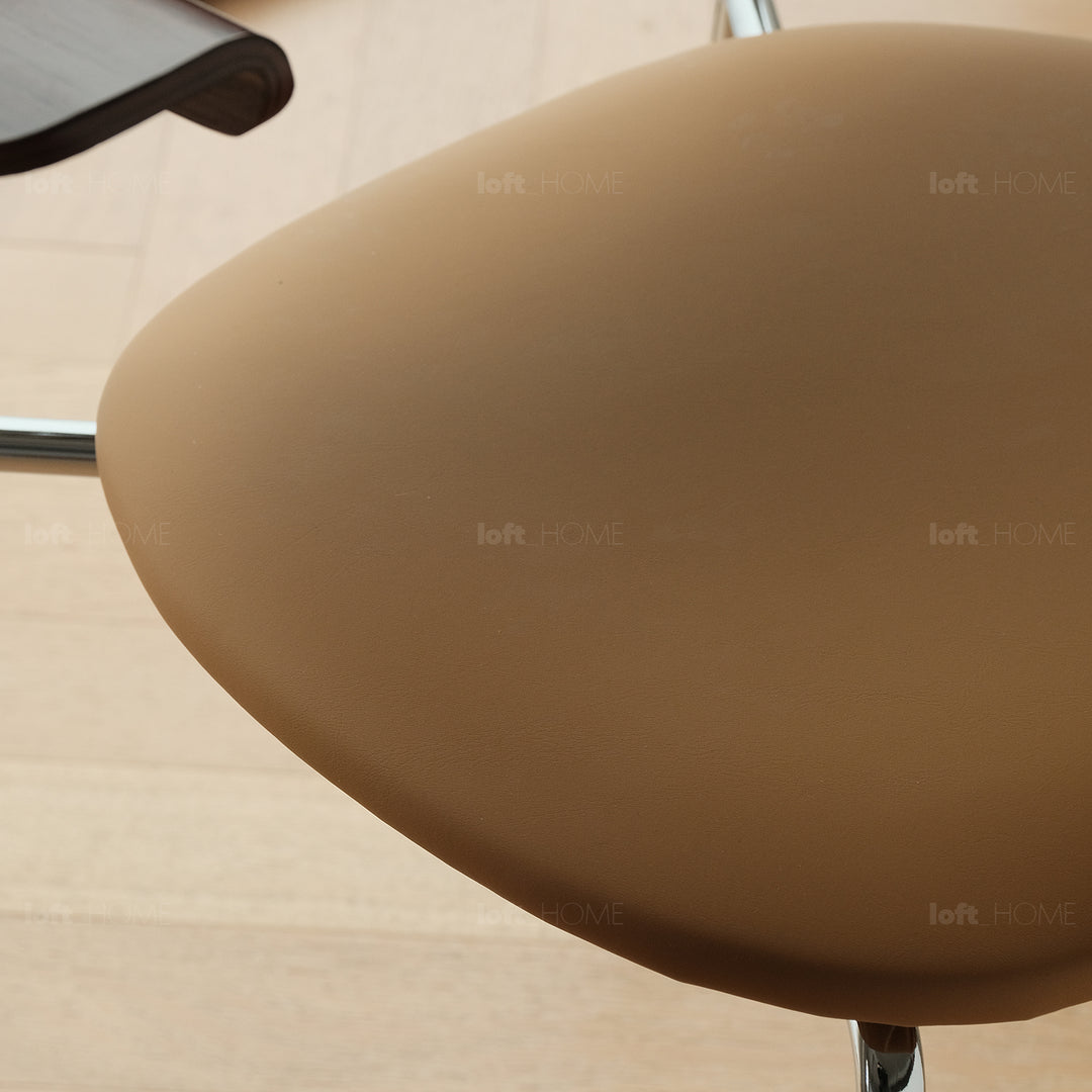 Industrial pu leather dining chair nika environmental situation.
