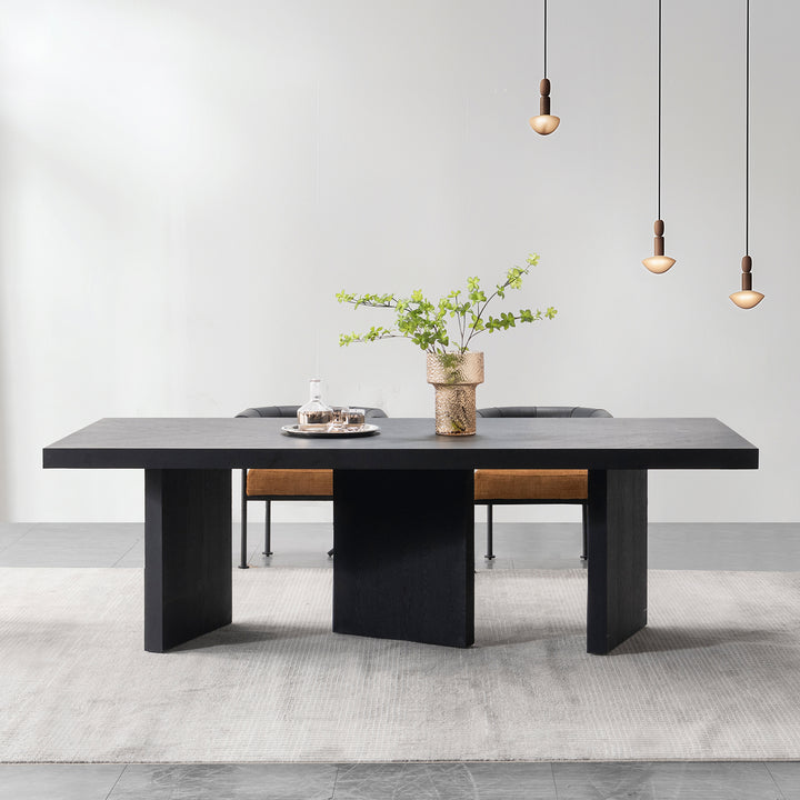 Japandi Wood Dining Table CARR