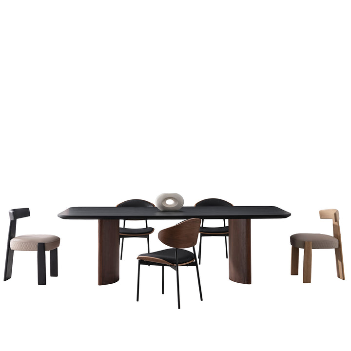 Japandi Wood Dining Table KOSZALIN