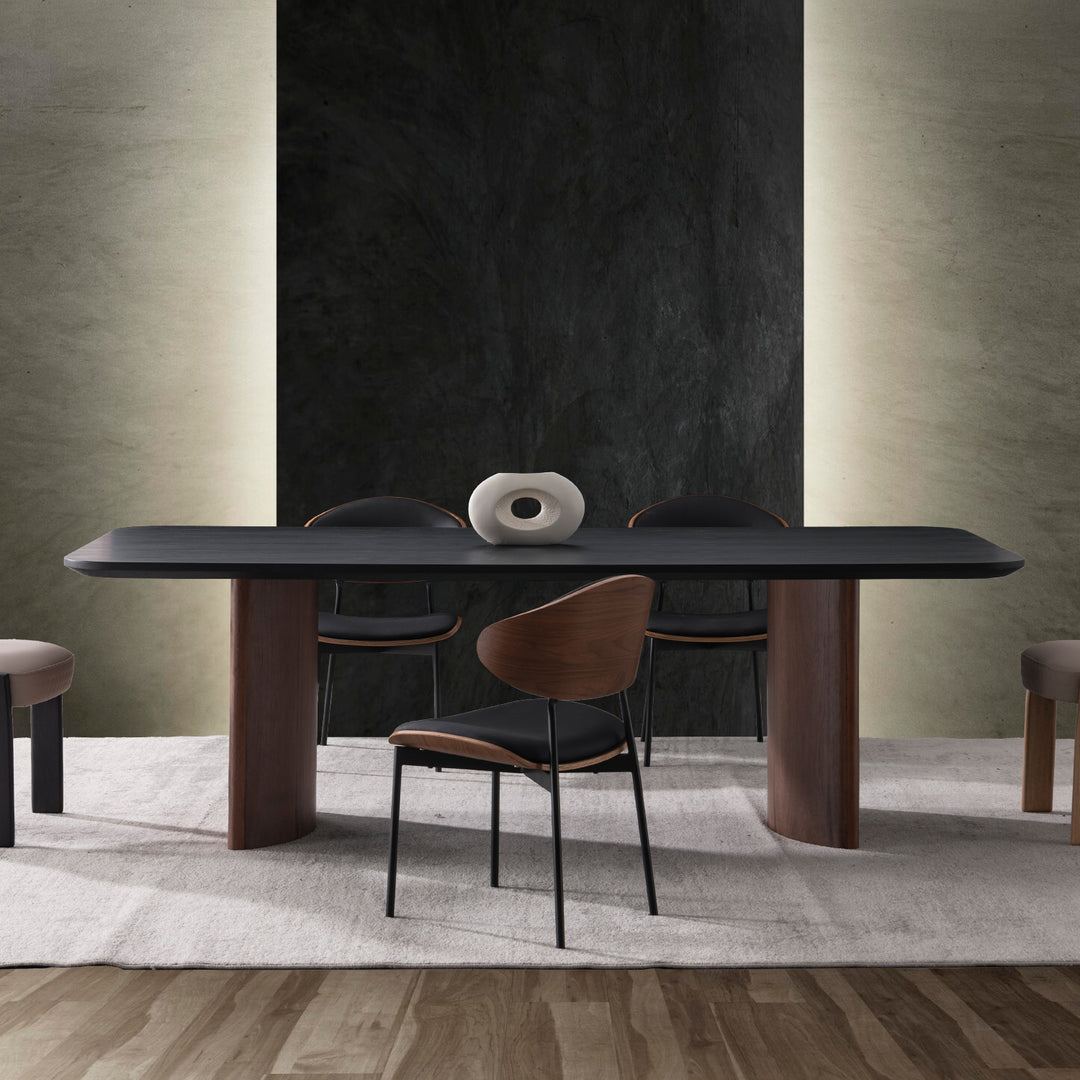 Japandi Wood Dining Table KOSZALIN