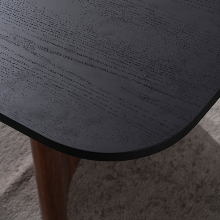 Japandi Wood Dining Table KOSZALIN