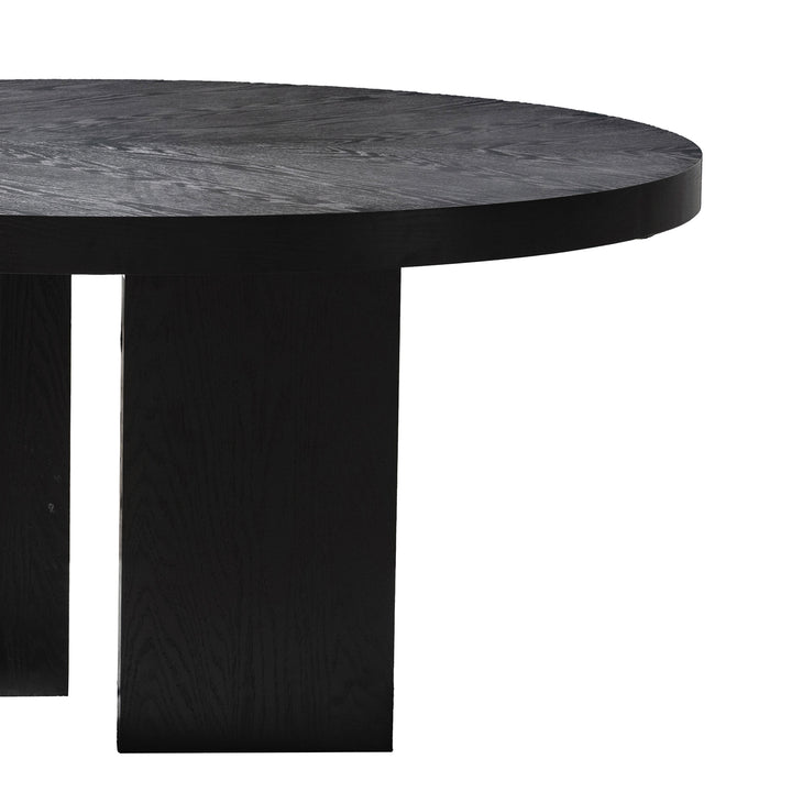 Japandi Wood Round Dining Table CARR