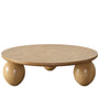 Scandinavian Rubber Wood Coffee Table TUMBO