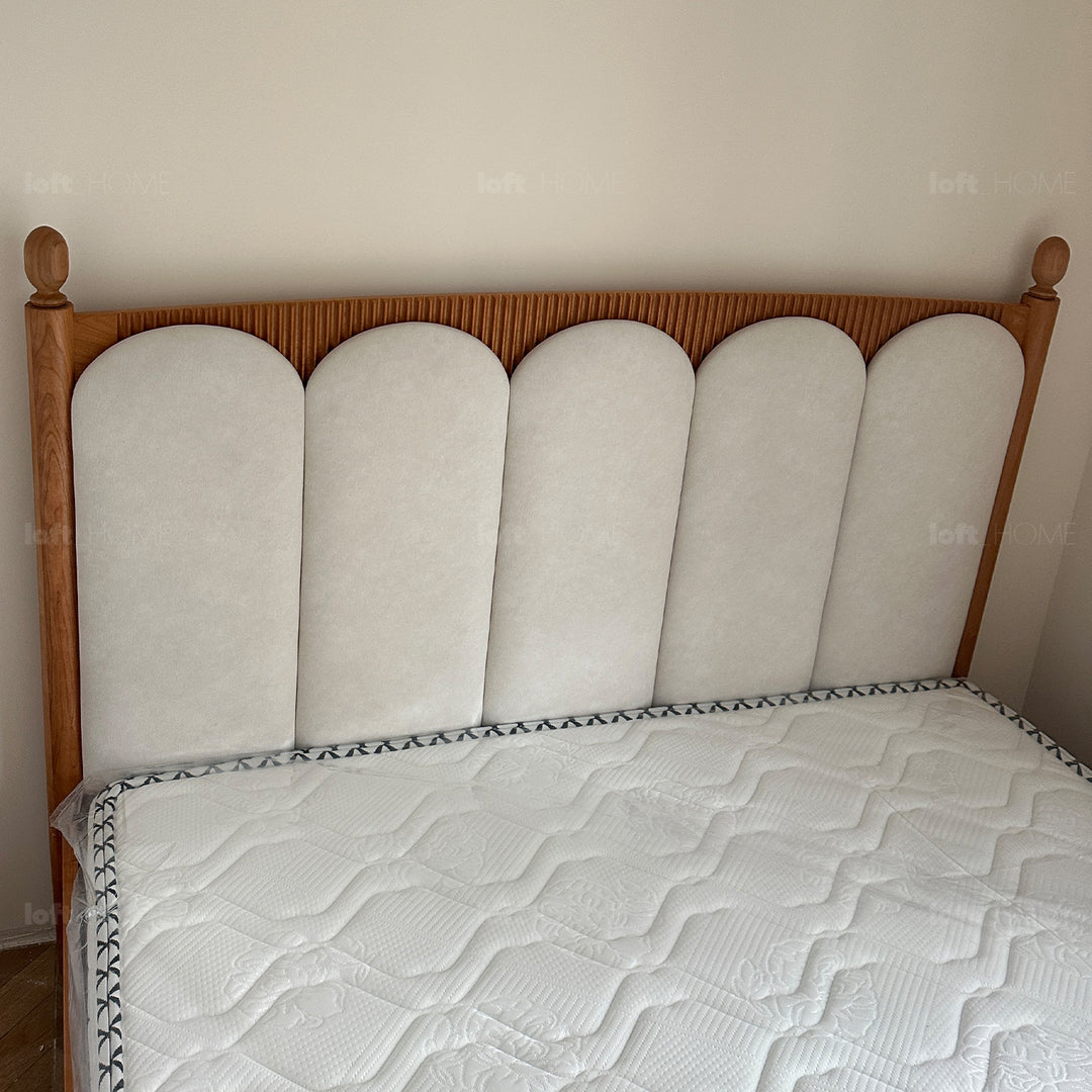 Japandi Wood Bed Frame CHERRY RADIANT Detail 15