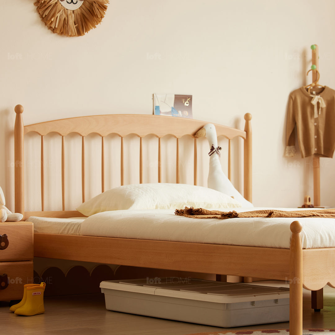 Scandinavian Wood Kids Bed WINSOR In-context