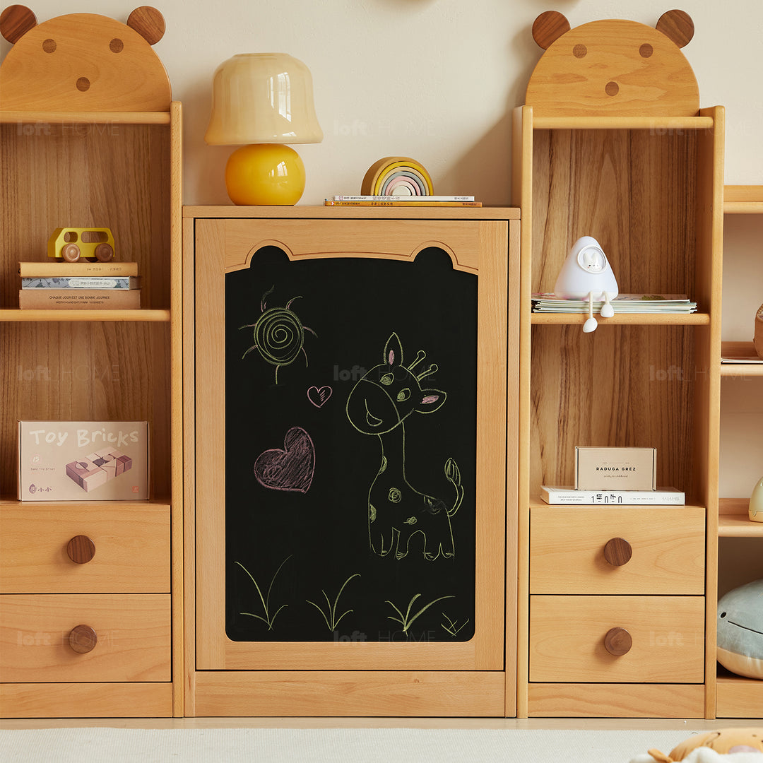 Scandinavian Wood Kids Cabinet BEAR Color Variant