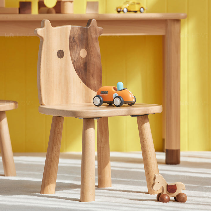Scandinavian Wood Kids Study Chair MOMO Color Variant