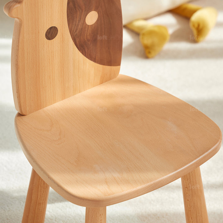 Scandinavian Wood Kids Study Chair MOMO In-context