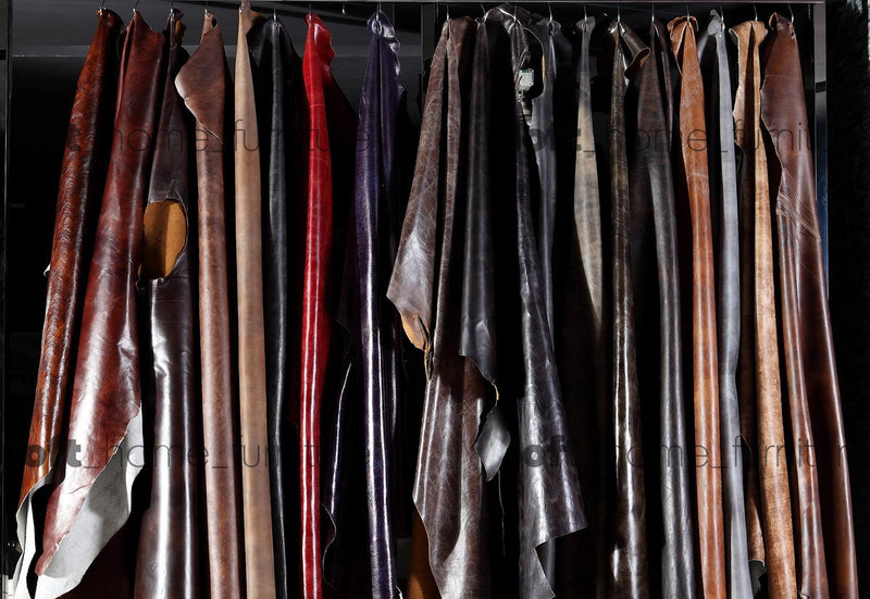 Vintage Genuine Leather Ottoman BARDO Color Swatches_3