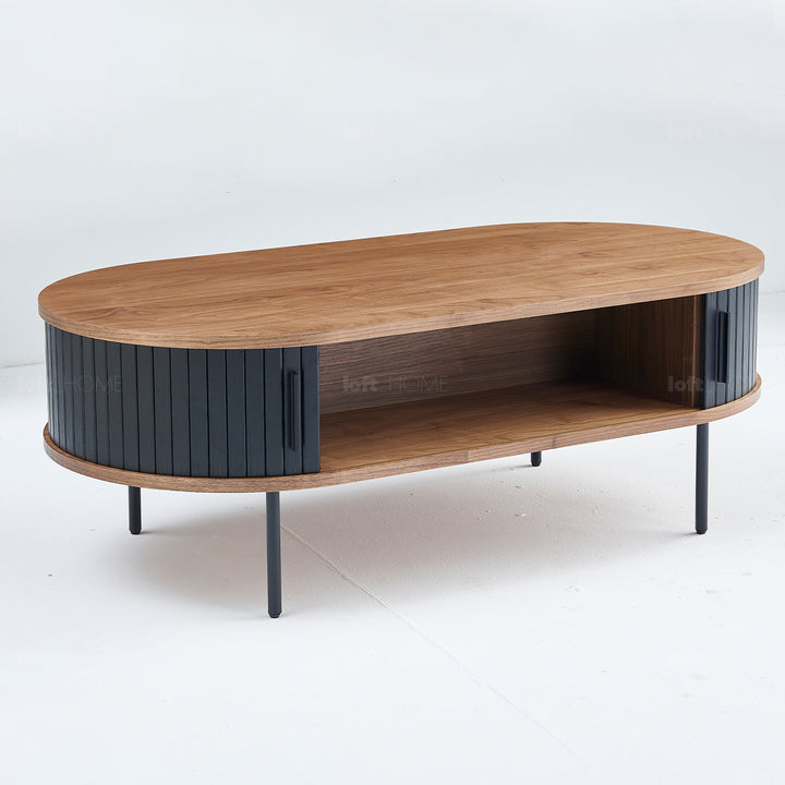Modern Wood Coffee Table HARPER Situational