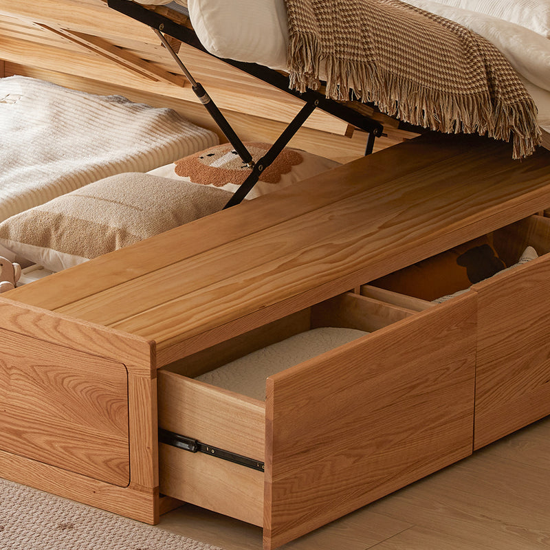 Scandinavian Wood Bed CLASSICDREAM Material Details Chart