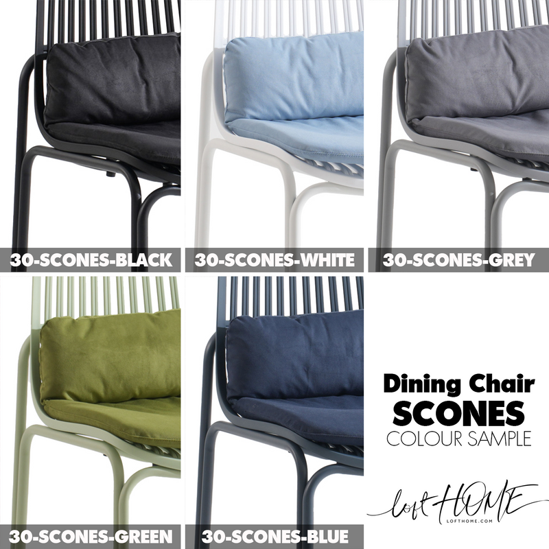 Bauhaus Plastic Dining Chair SCONES Color Swatches