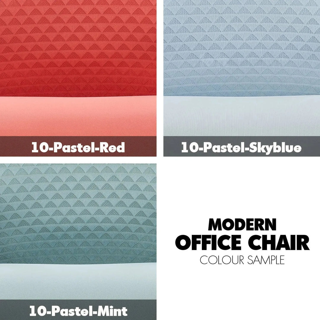 Modern mesh ergonomic office chair ares high color swatches.