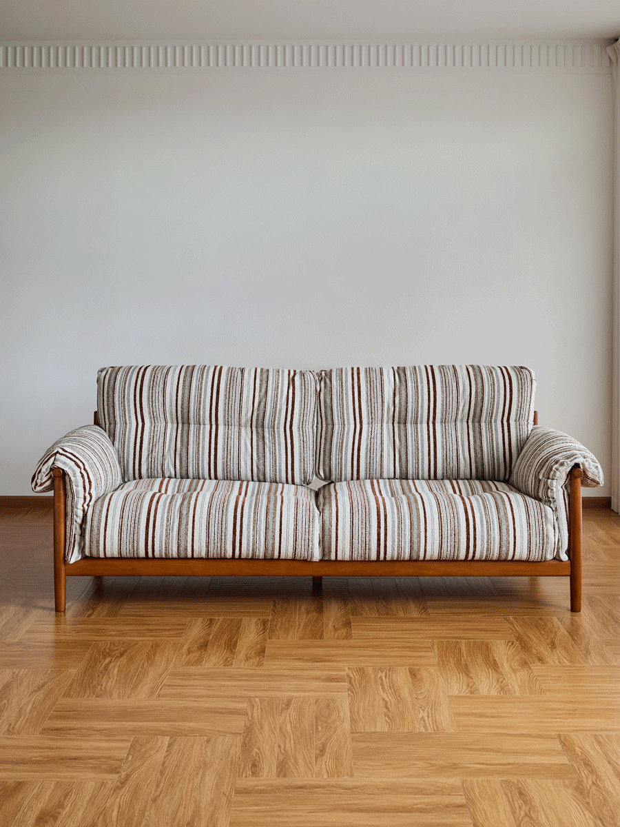 Scandinavian chenille velvet fabric boxwood 3 seater sofa open backed material variants.