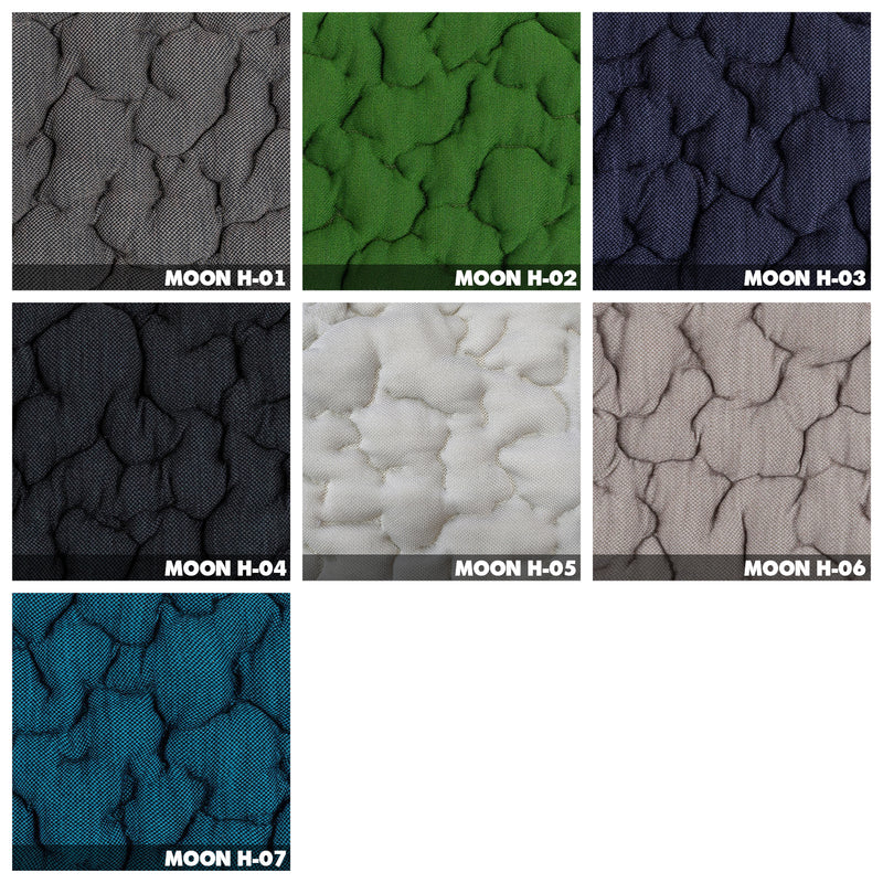 Bauhaus Fabric Ottoman CONCH MOBY Color Swatches