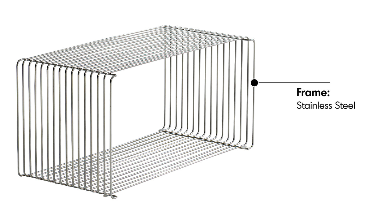 Bauhaus Steel Side Table PANTON WIRE Material Details Chart