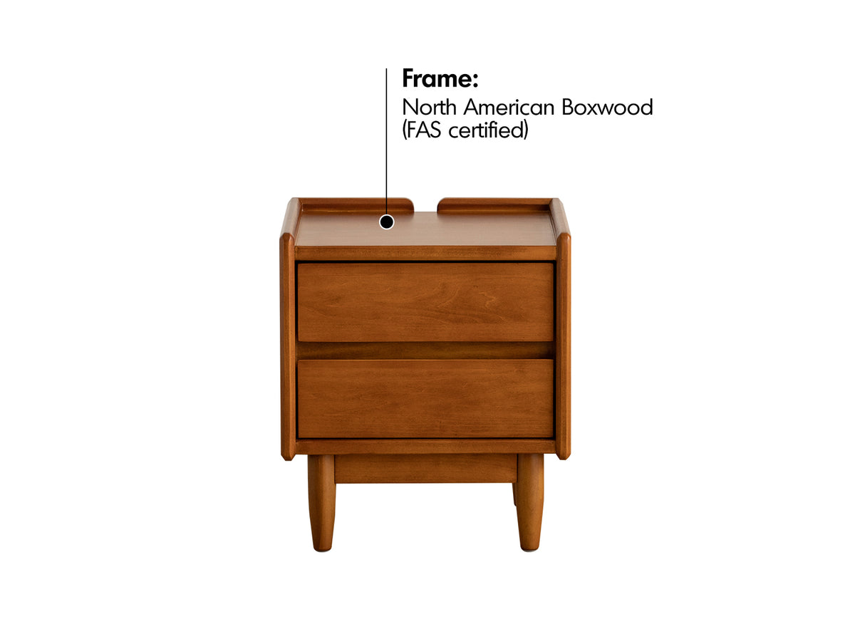 Vintage Boxwood Side Table VISTA Material Details Chart