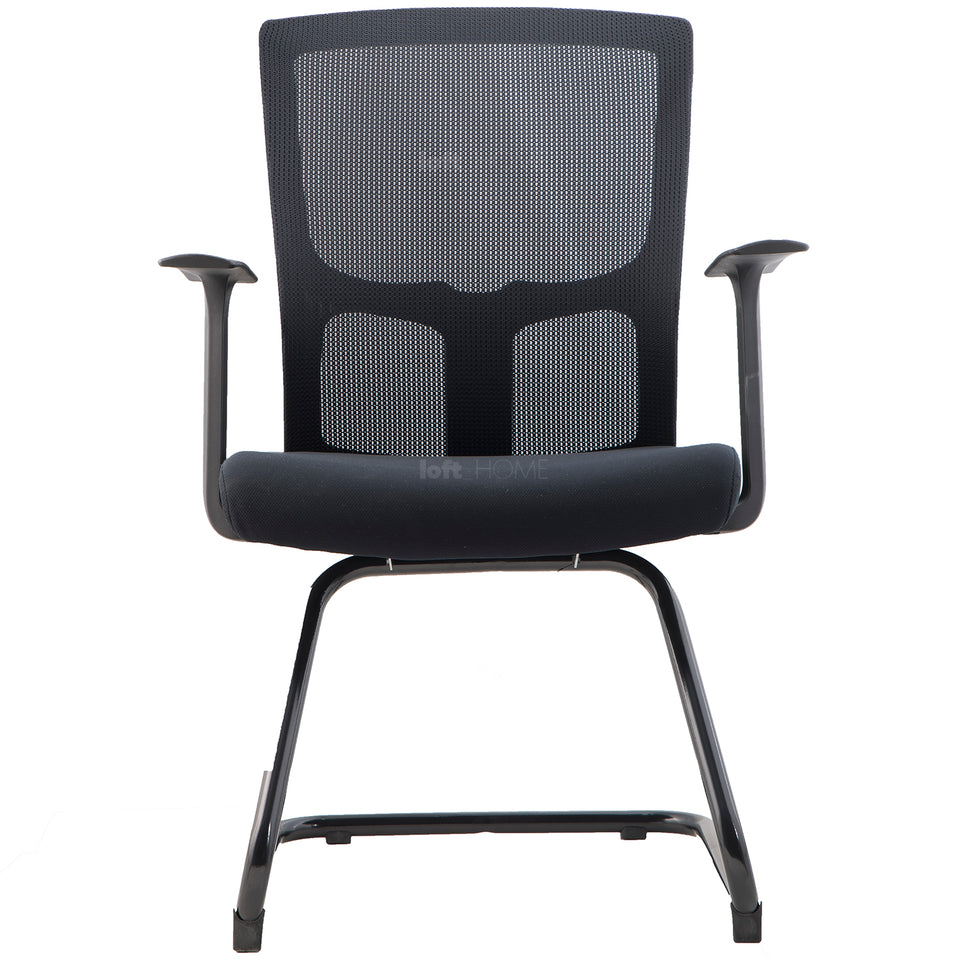 Modern mesh meeting office chair mod primary product view.