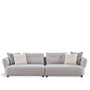 Modern Boucle Fabric 4 Seater Sofa COUCH