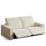 Minimalist Chenille Velvet Fabric Electric Recliner 3 Seater Sofa STRATUS