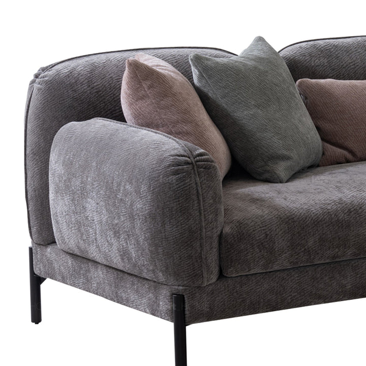 Minimalist fabric l shape sectional sofa stylish 3.5+l in details.