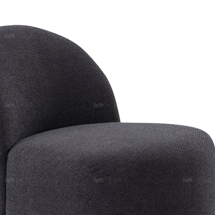 Minimalist fabric 1 seater sofa apse material variants.