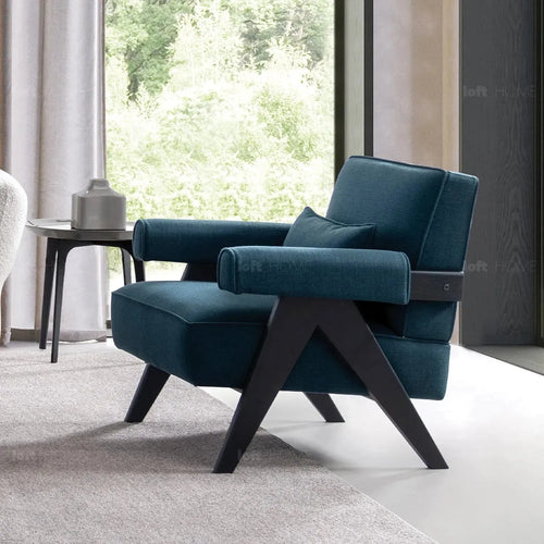 Japandi Mixed Weave Fabric 1 Seater Sofa AZUR Good to Know Preview-1