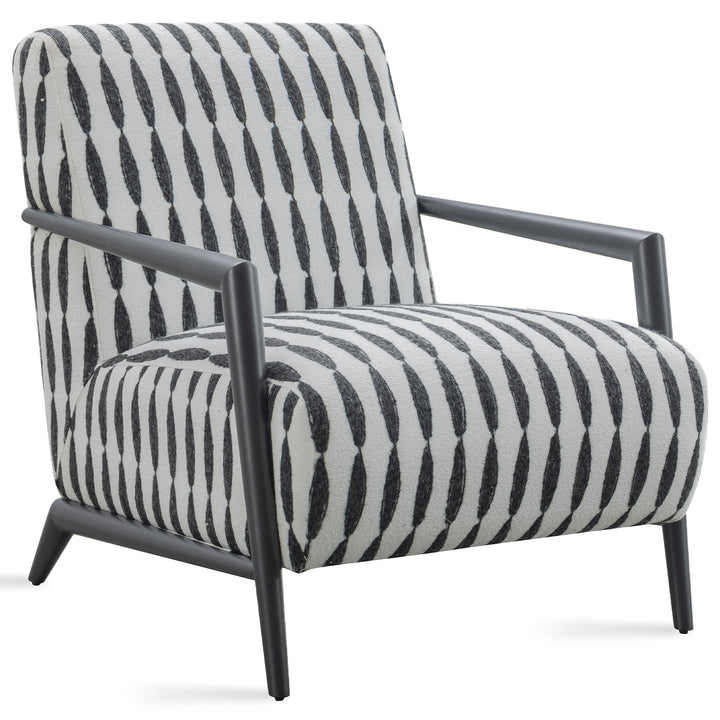 Minimalist Mixed Weave Fabric 1 Seater Sofa FELDSPAR