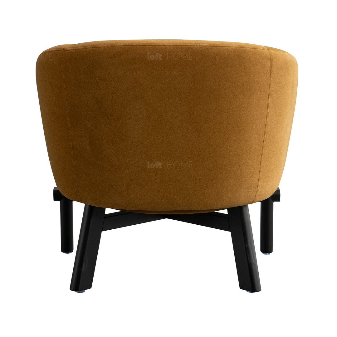 Minimalist fabric 1 seater sofa ginge material variants.