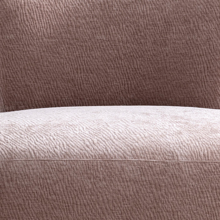 Minimalist fabric 1 seater sofa gnett with context.