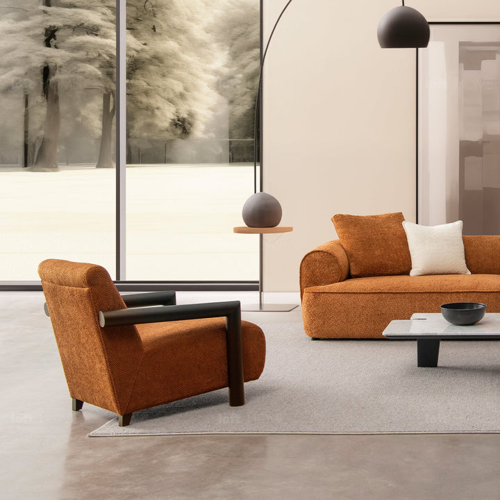 Minimalist fabric 1 seater sofa granitovã� environmental situation.