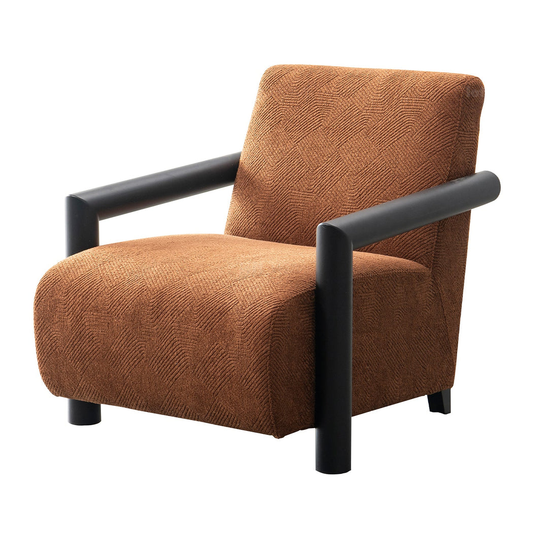 Minimalist fabric 1 seater sofa granitovã� in real life style.