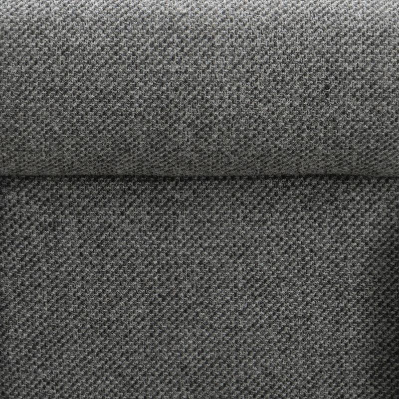 Modern Mixed Weave Fabric 1 Seater Sofa MONOLITHE Color Swatches